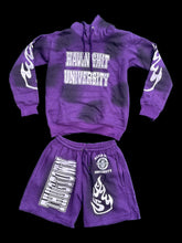 Load image into Gallery viewer, Purple Havin College university Hoodie set
